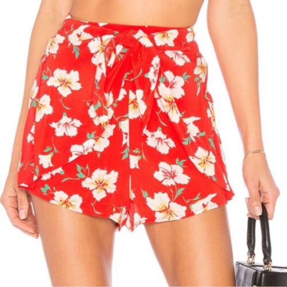 MAJORELLE Dominique Shorts in Fruit Punch M